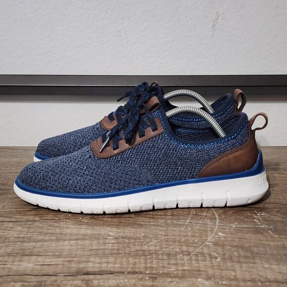 Cole Haan Generation Zerogrand Stitchlite Men's Casual Shoes Size 9.5 Blue - Picture 1 of 9